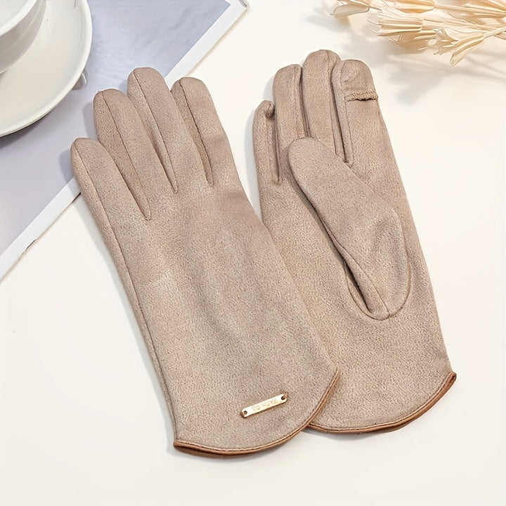 Eleganckie Rękawiczki VelvetTouch™ | Stylowe, Ciepłe i Uniwersalne (One Size)