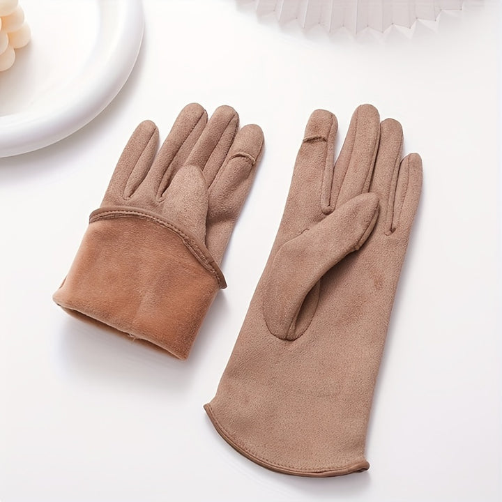 Eleganckie Rękawiczki VelvetTouch™ | Stylowe, Ciepłe i Uniwersalne (One Size)