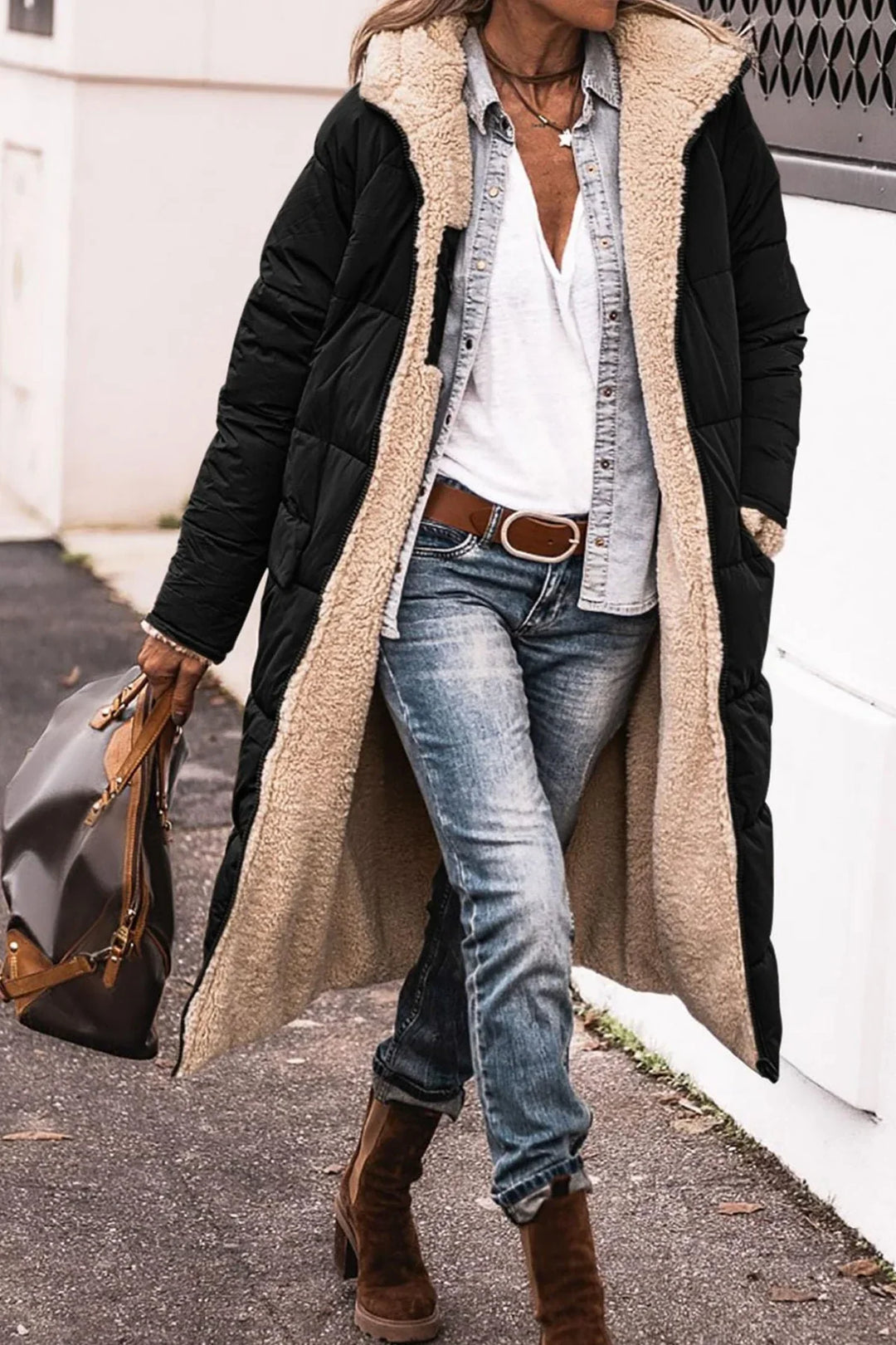 Danuta™ | Stylowy płaszcz dwustronny