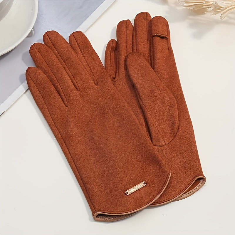 Eleganckie Rękawiczki VelvetTouch™ | Stylowe, Ciepłe i Uniwersalne (One Size)