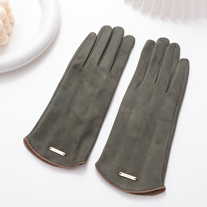 Eleganckie Rękawiczki VelvetTouch™ | Stylowe, Ciepłe i Uniwersalne (One Size)