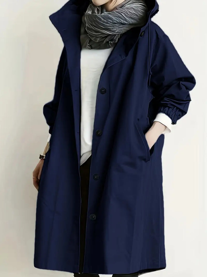 Lilia™ | Płaszcz Trench z Kapturem