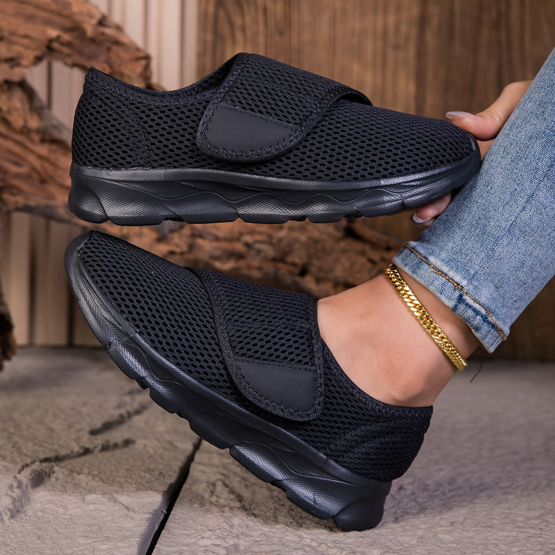 Nina™️ | Ortopedyczne Oddychające Buty Slip-On z Rzepem