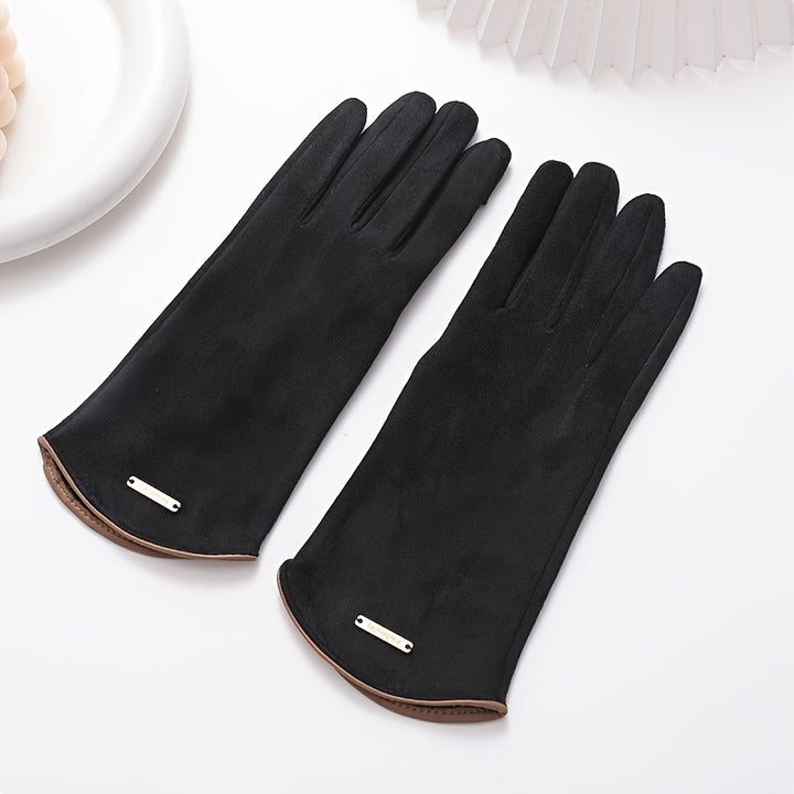 Eleganckie Rękawiczki VelvetTouch™ | Stylowe, Ciepłe i Uniwersalne (One Size)
