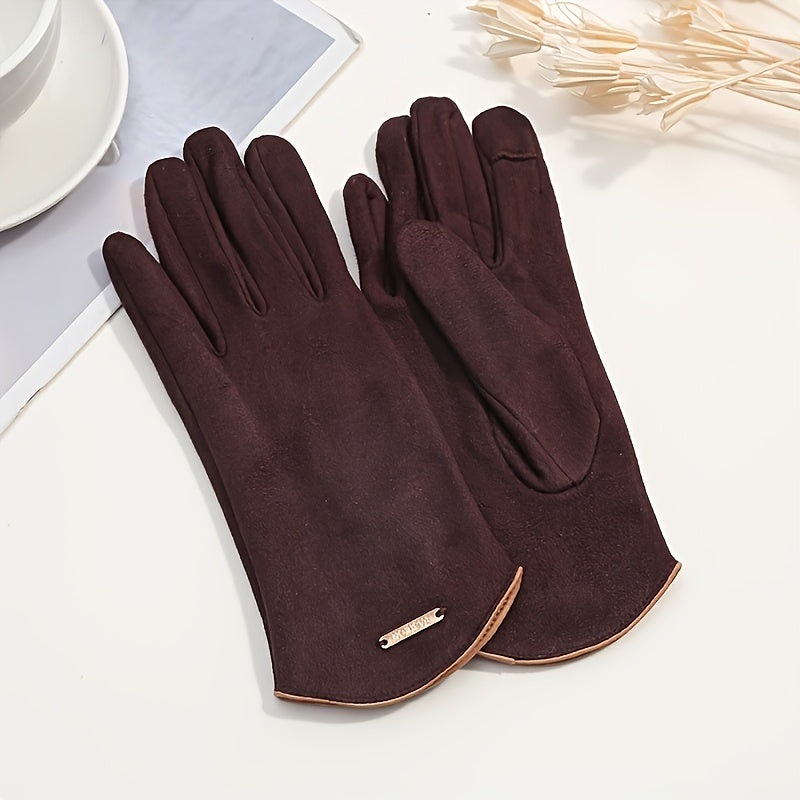 Eleganckie Rękawiczki VelvetTouch™ | Stylowe, Ciepłe i Uniwersalne (One Size)