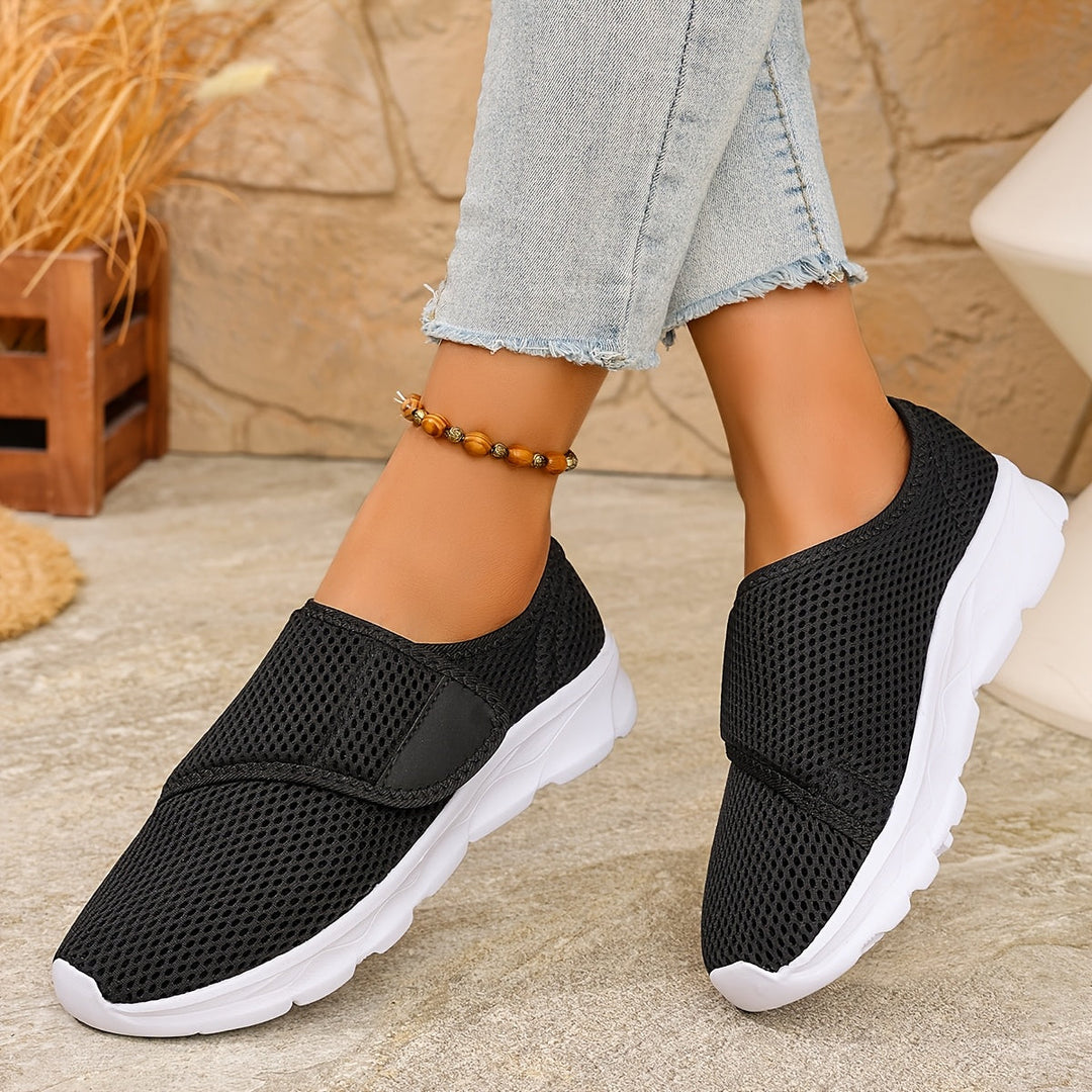 Nina™️ | Ortopedyczne Oddychające Buty Slip-On z Rzepem