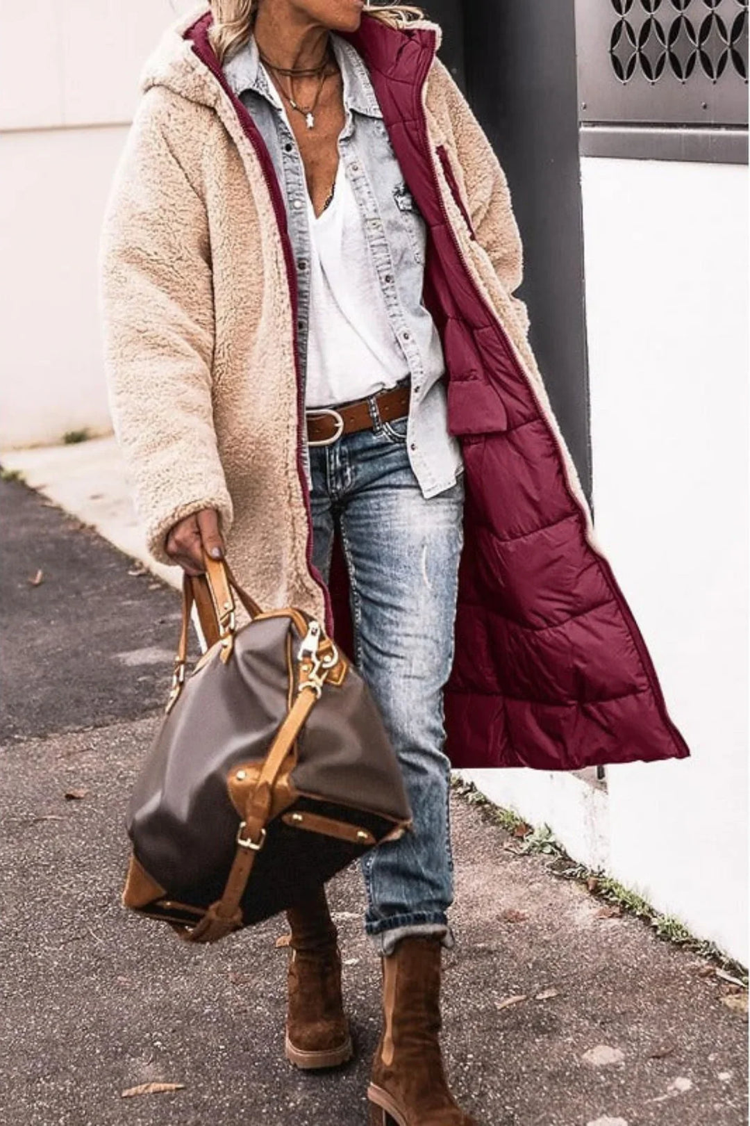 Danuta™ | Stylowy płaszcz dwustronny