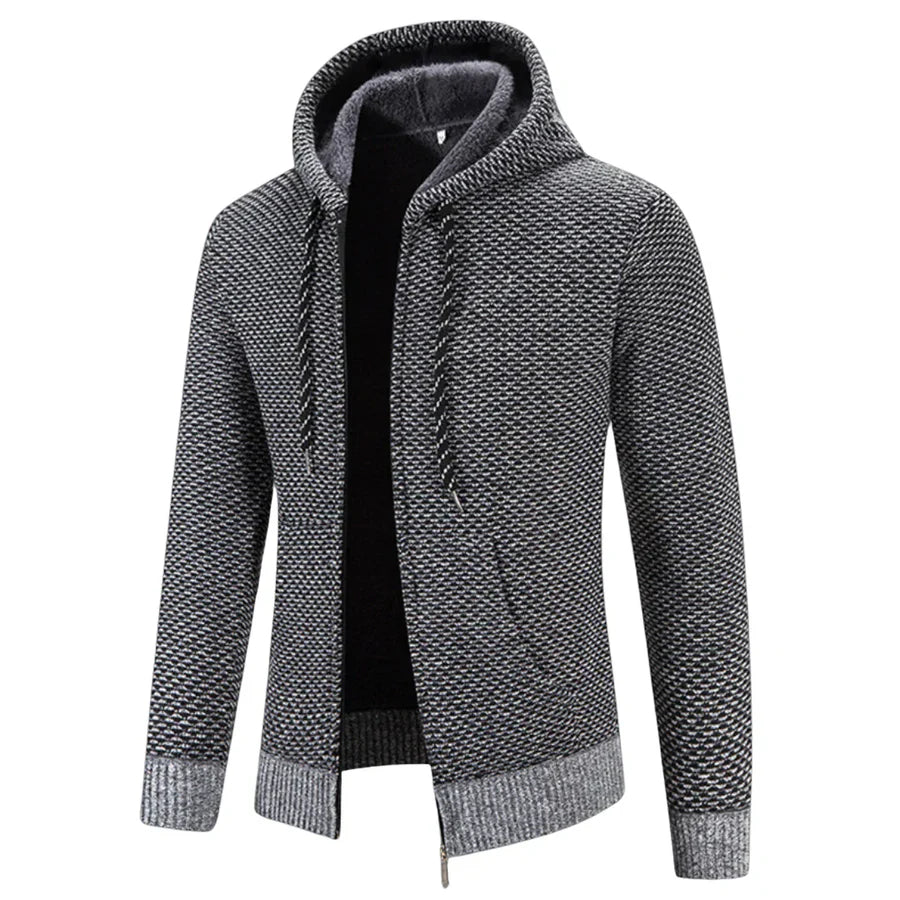 Hubert™ | Elegancka Zimowa Bluza z Kapturem
