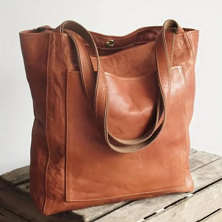 Marcelina™ | Elegancka Skórzana Torba Shopper (Wiele Kolorów)