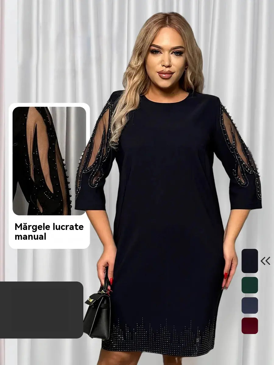 Teresa™ | Elegancka Sukienka z Ozdobnymi Rękawami