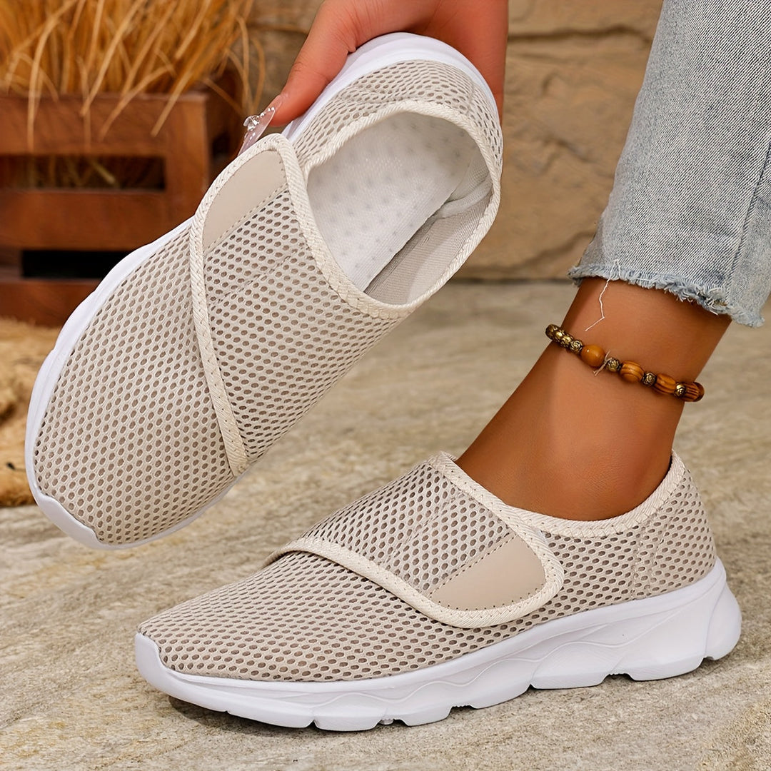 Nina™️ | Ortopedyczne Oddychające Buty Slip-On z Rzepem