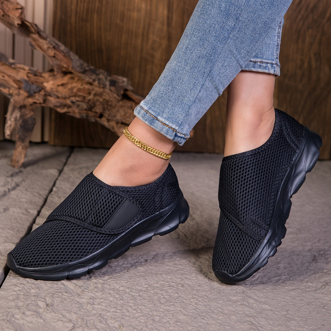 Nina™️ | Ortopedyczne Oddychające Buty Slip-On z Rzepem