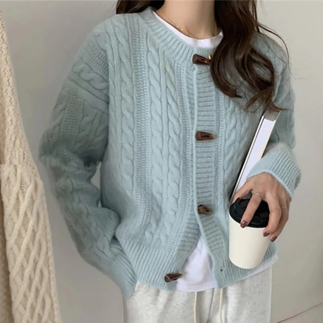 Amaya™ Retro Sweter z Elegancją